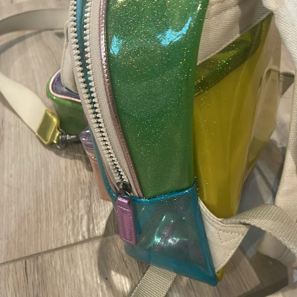 2 set KURT GEIGER Transparent Backpack and Crossbody.. barely used, like new - Picture 9 of 12